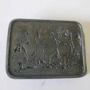 Alice in Wonderland 2003 Bergomot Made in USA Metal  Belt Buckle.